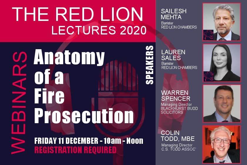 Anatomy of a Fire Prosecution (Recording restricted)
