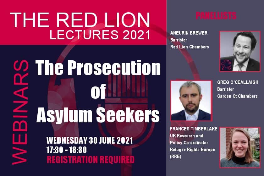 The Prosecution of Asylum Seekers (Recording available)