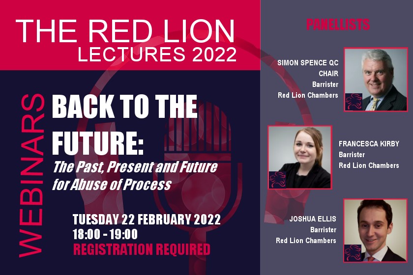BACK TO THE FUTURE: The Past, Present and Future for Abuse of Process (Recording available)