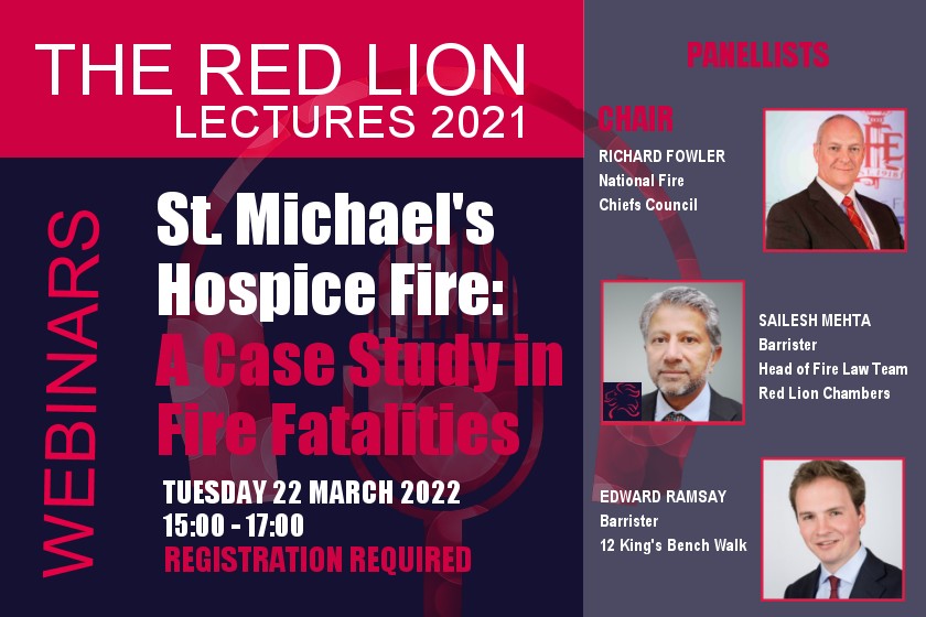 St. Michael's Hospice Fire: A Case Study in Fire Fatalities (Recording restricted)