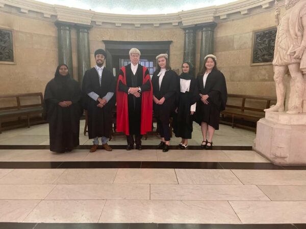 East London Business Alliance mentees take part in Old Bailey Mock Trial 2023