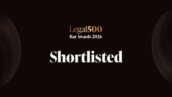 Chambers shortlisted for Legal 500 Bar Awards